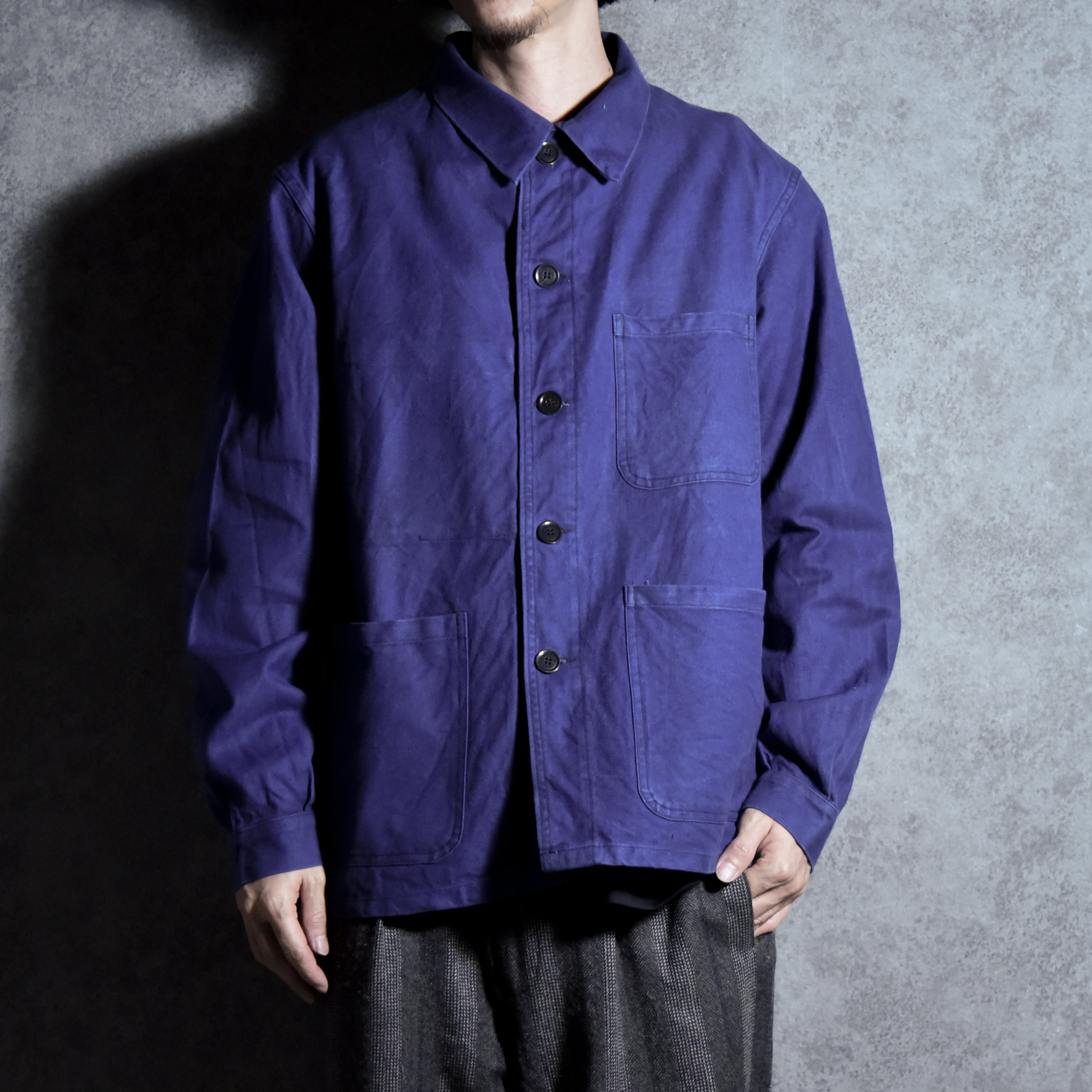 70-80s French Work Coverall Jacket フレンチワーク ツイル