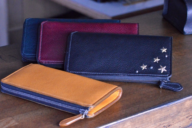 GrooverLeather L Zipper Wallet Ｌ型ジッパーウォレット　GLW-110H ボルドー イタリアンレザー 財布　革製品　革小物