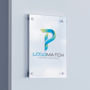 躍動感あるPのロゴ