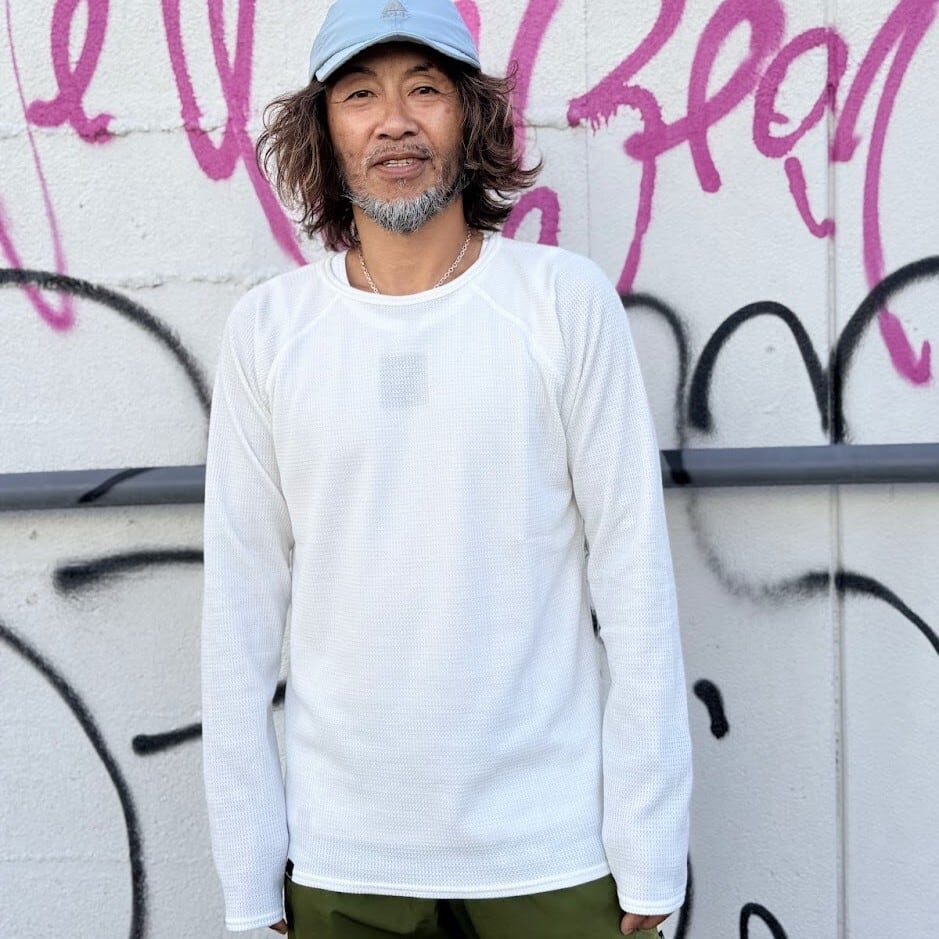 charbon / WOOL SPLASH DYE HOODIE（LGR×BK） | 道がまっすぐ