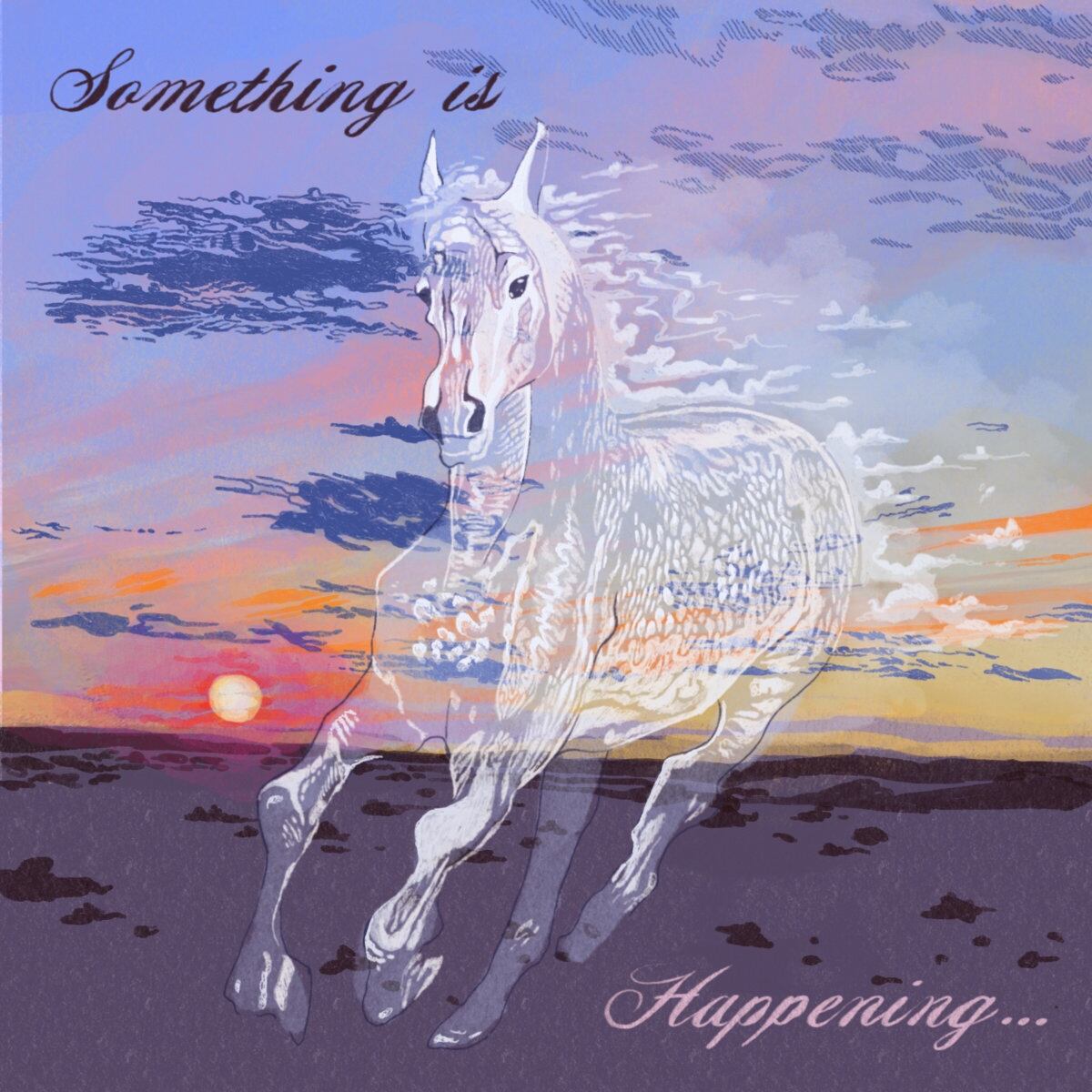 GUPPY / Something is Happening​.​.​.（Ltd Pink Marble LP）