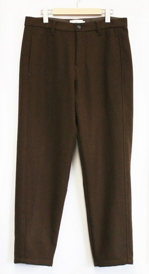 【11月28日入荷予定：予約可能商品】Wide Slacks Pants　Brown