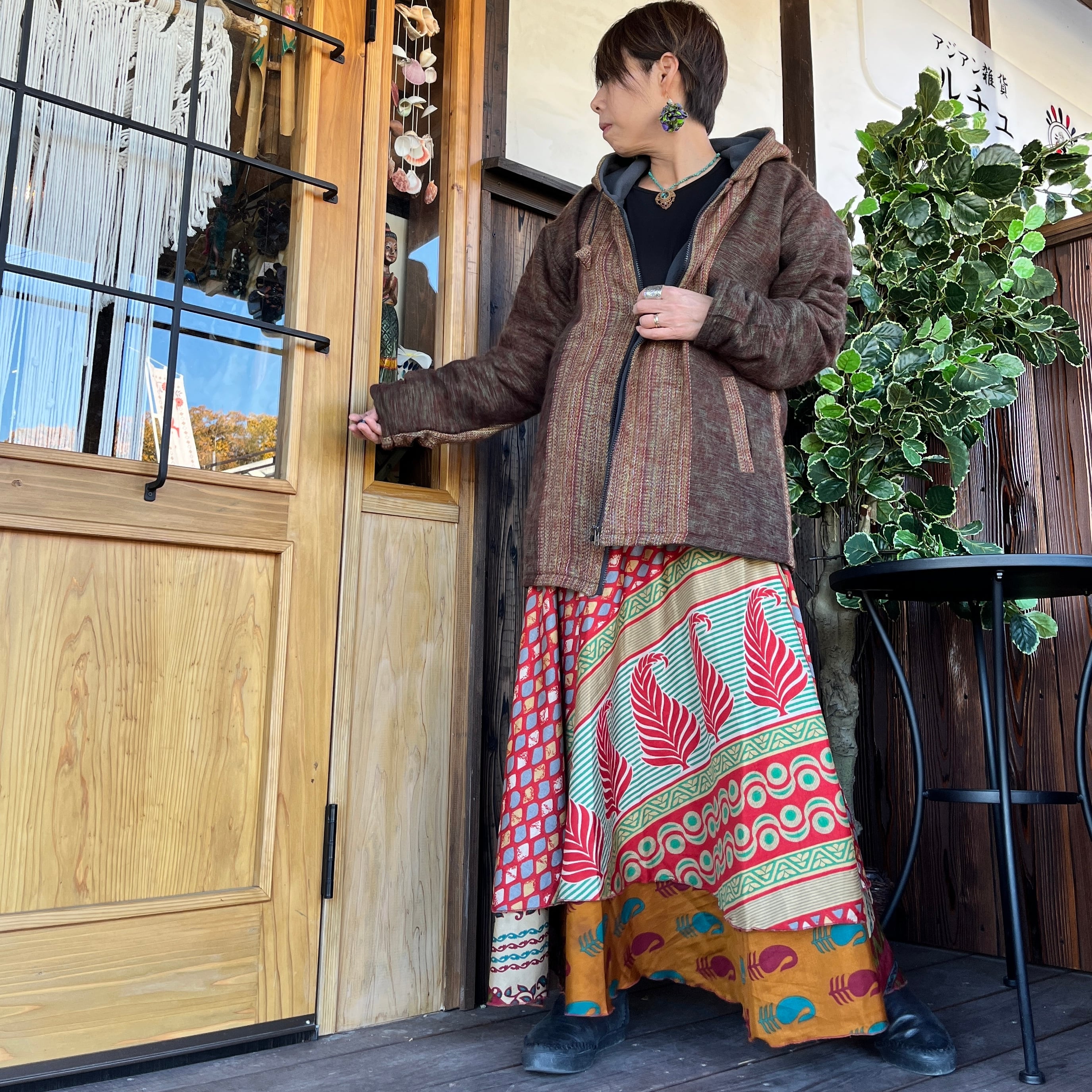 BURBERRY LONDON(バーバリーロンドン) ノヴァチェック ラップ スカート 