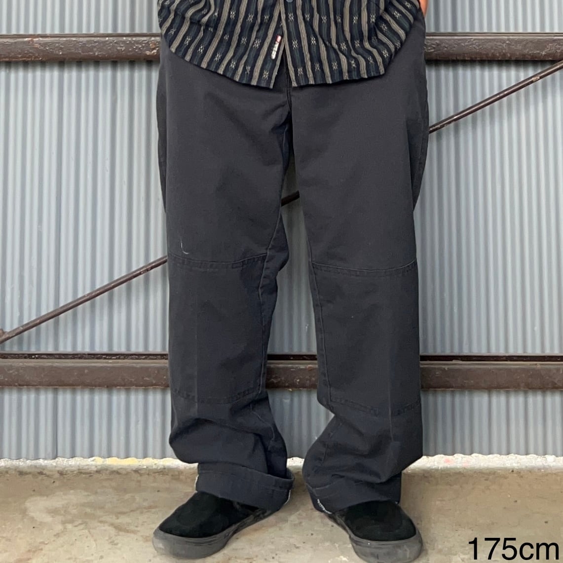 【W36×L32】【ダブルニー】Dickies ワークパンツ ブランドタグ ...