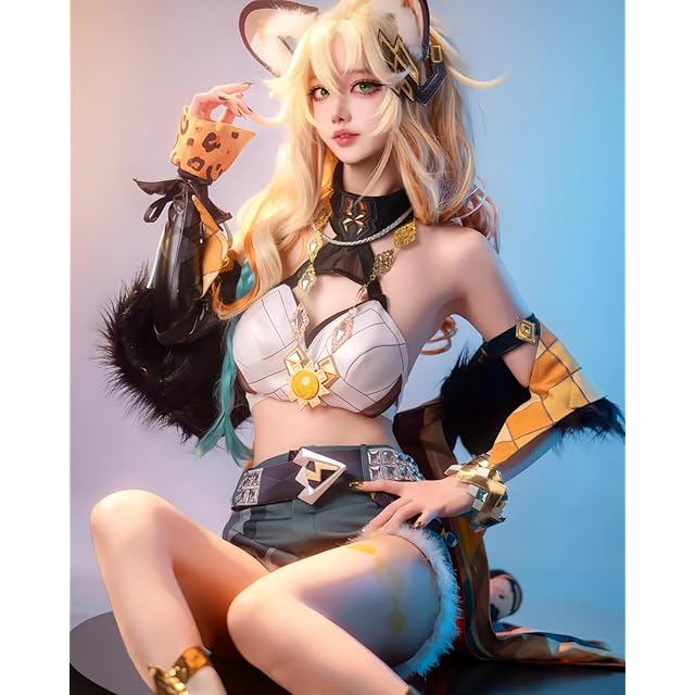神併良品] シロネン コスプレ ウィッグ付き 名鋳り師 原神 コスプレ