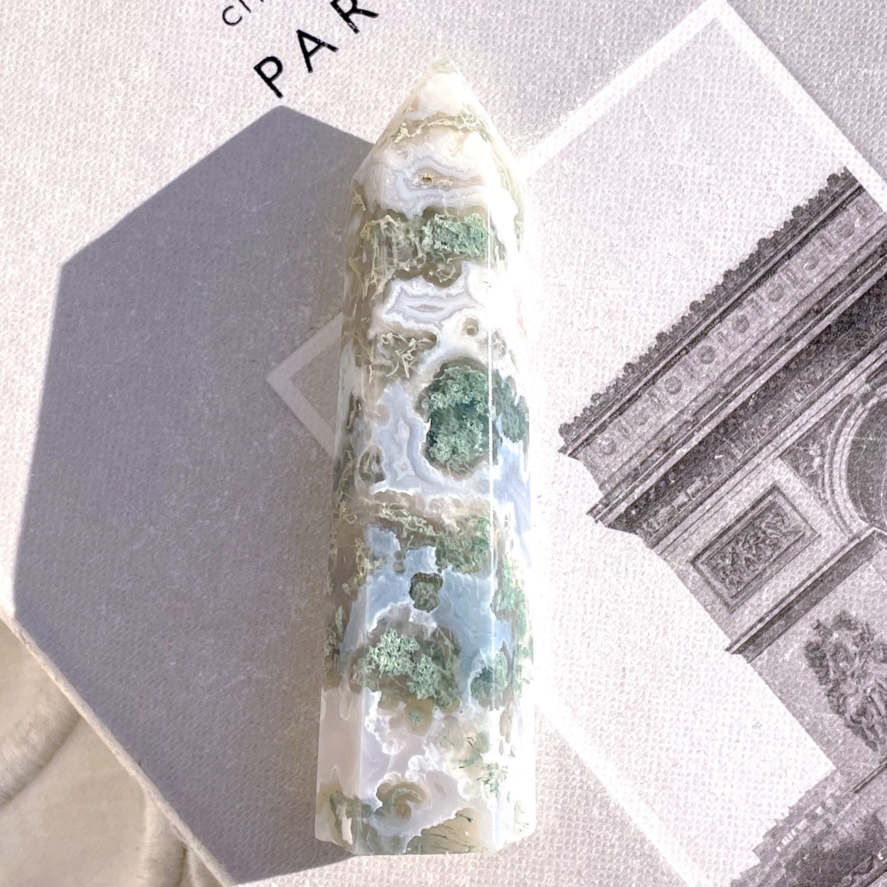 Moss Agate Point 6 ✧ モスアゲート