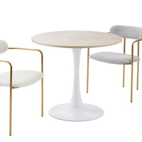 チューリップテーブル 直径80cm チューリップ ダイニングテーブル Φ80cm 【 ダイニングテーブル 円形