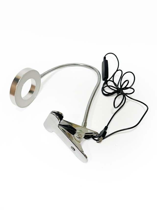 クリップ式 USB ライト 3段階色調調整 明るさ調整 アーム 動作確認済 暖色 白色 女優ライト 配信 動作 リモートなど