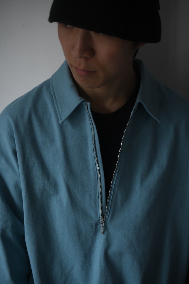 REVERBERATE / HALF ZIP JERSEY (L.BLUE)