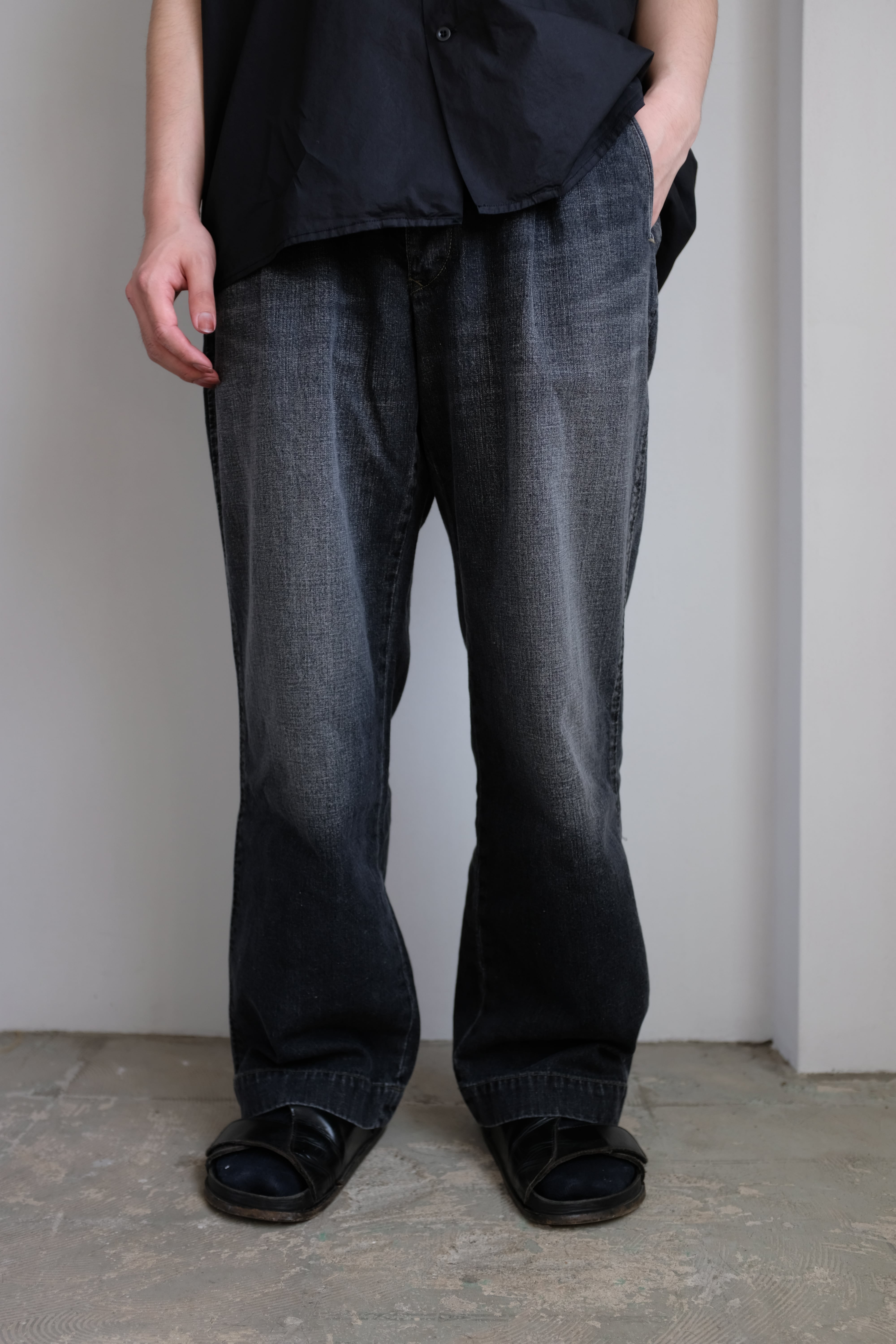 OUTIL]PANTALON MAGLIOC / FADED BLACK | YES-姫路の美容院と服のお店