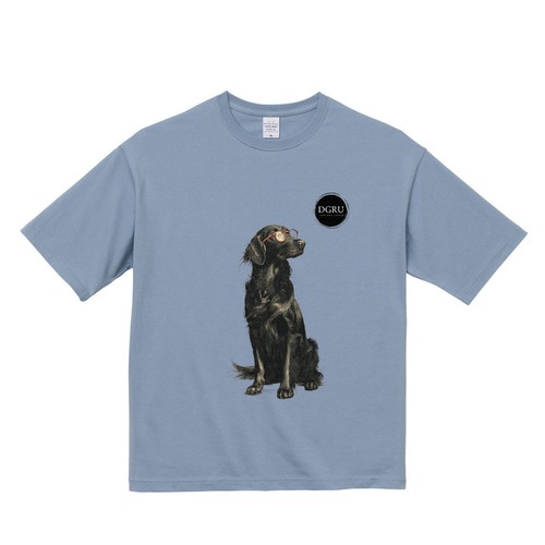 フラットコーテッド・レトリーバー ビックシルエットTシャツ