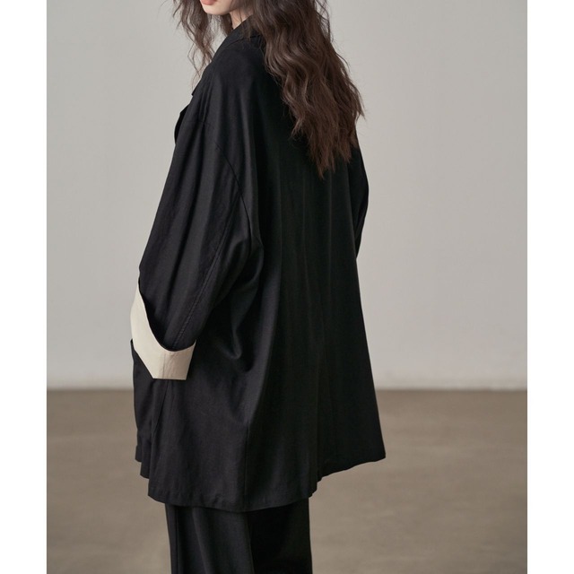 Relaxed fit oversized tailored jacket C1069