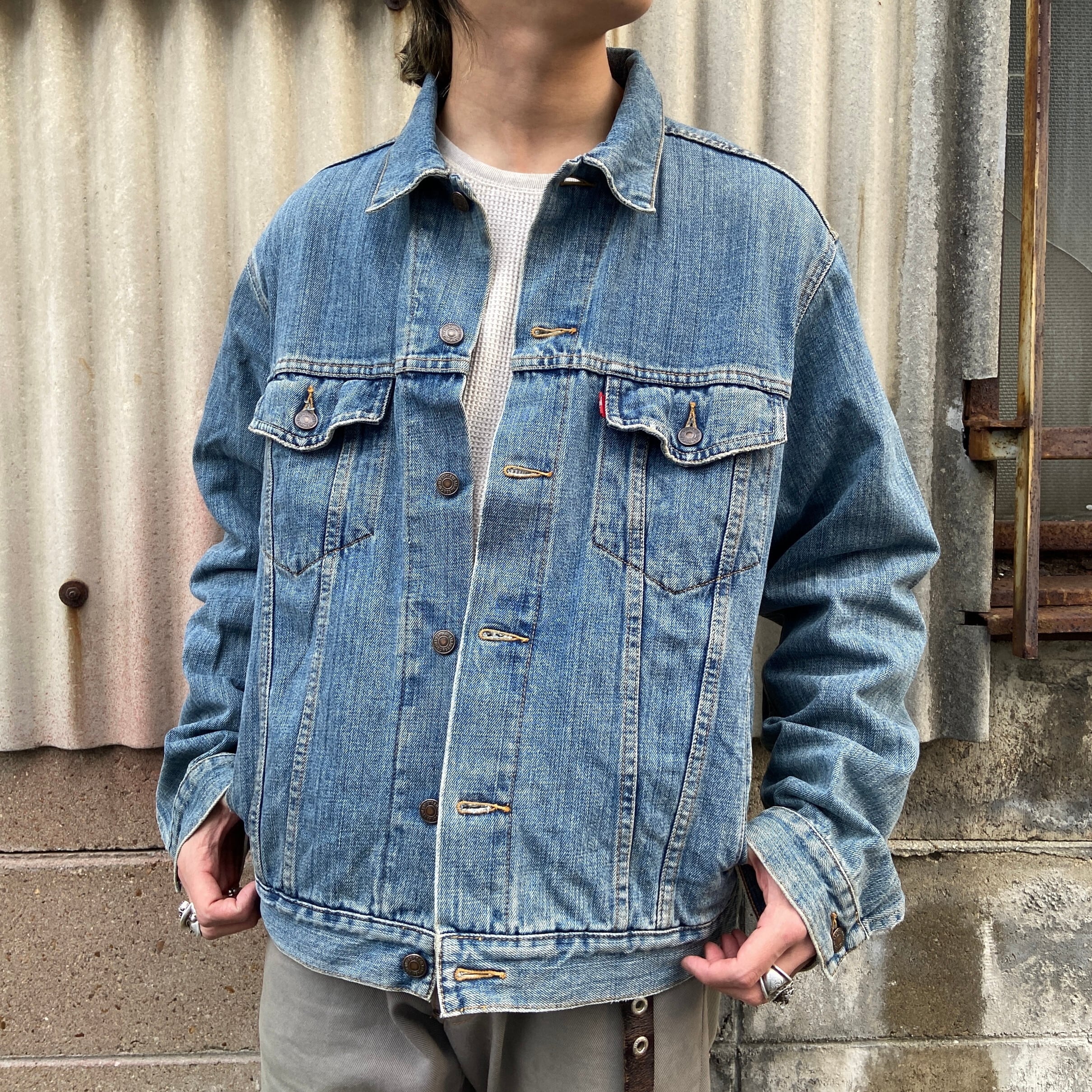 00年代 ビンテージ Levi's リーバイス 70507 デニムジャケット メンズM 古着 00S ヴィンテージ トラッカージャケット  【デニムジャケット】【3anniv】 | cave 古着屋【公式】古着通販サイト