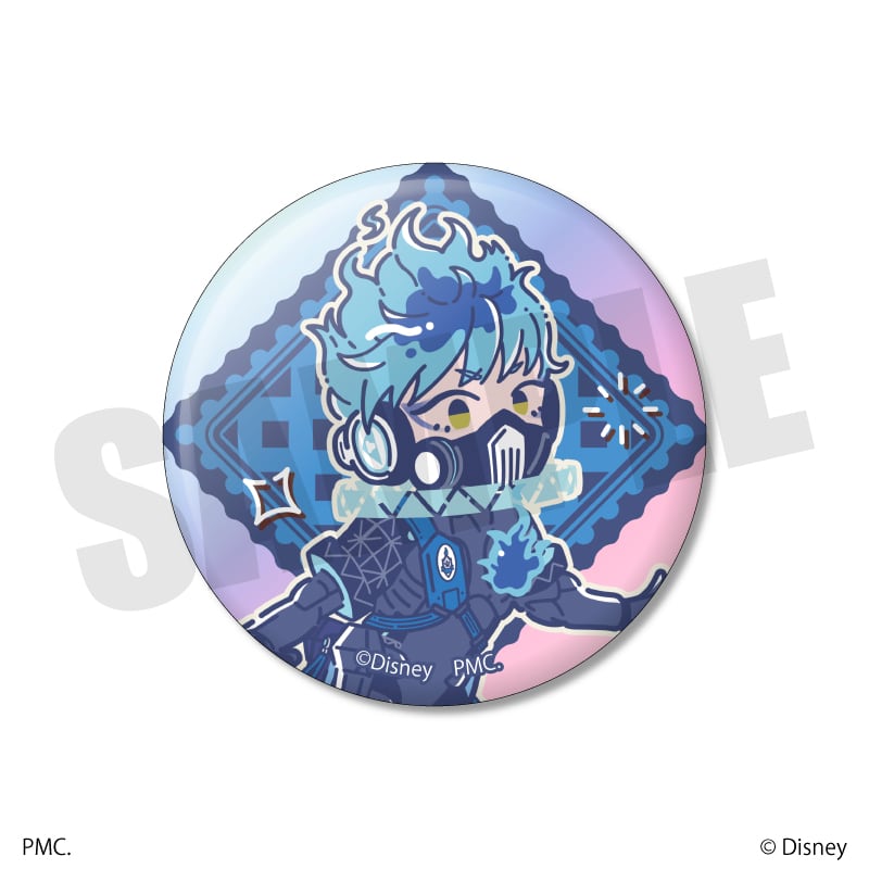 ディズニーツイステッドワンダーランド れとぽぷ オーロラ缶バッジ Vol