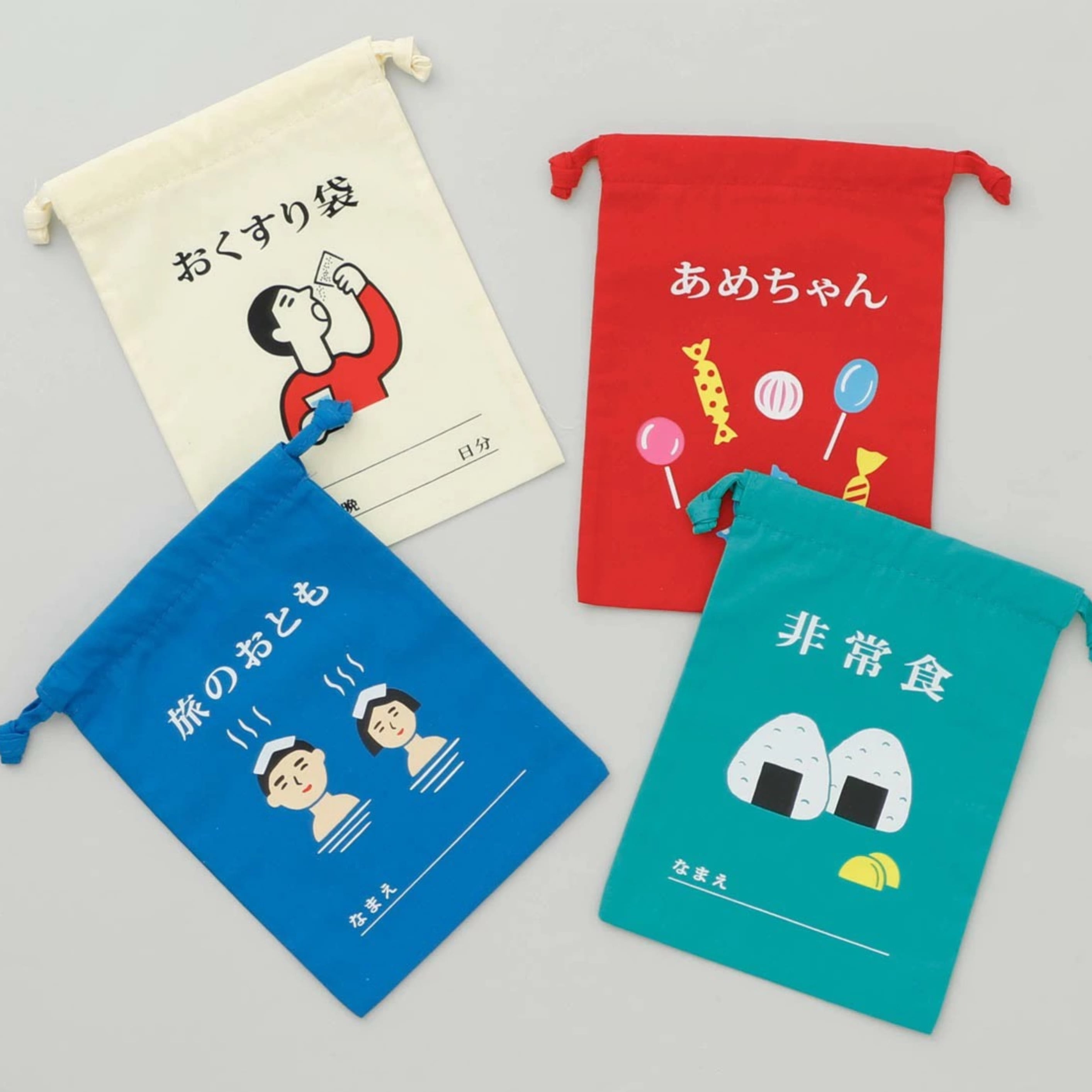 ニューレトロ 巾着袋（小） | Zakka so-la
