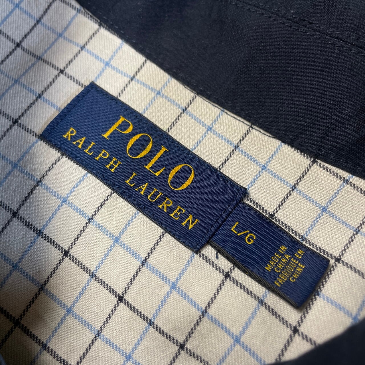 Polo Ralph Lauren スウィングトップ　ネイビー　XS チェック Polo Ralph Lauren スウィングトップ ネイビー XS チェック ラルフ