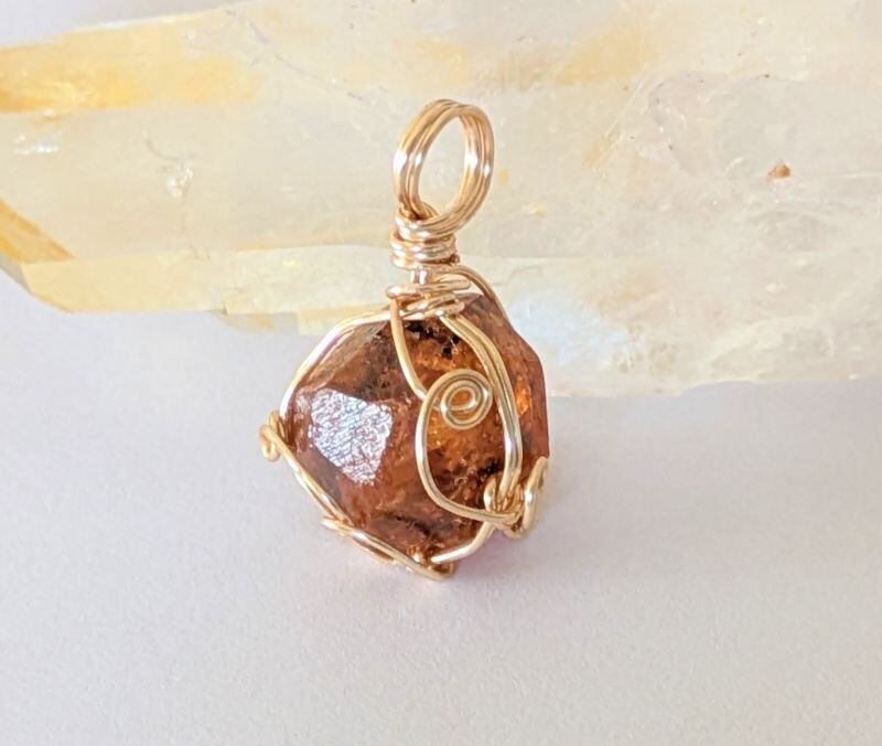 ∞スペサルティンガーネット ペンダントトップ