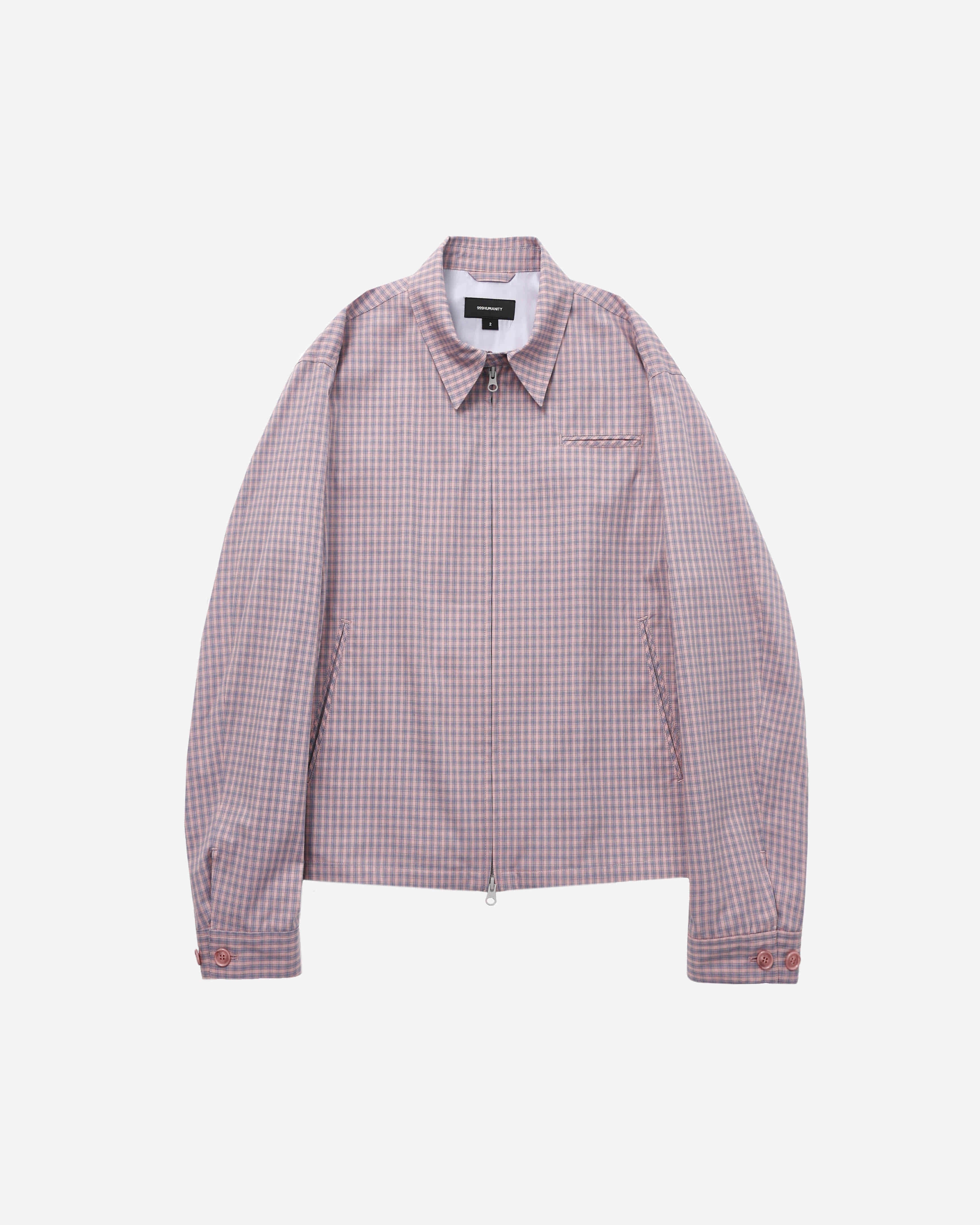 999HUMANITY] EASY CHECK JACKET V2 (PINK) 正規品 韓国 ブランド 韓国
