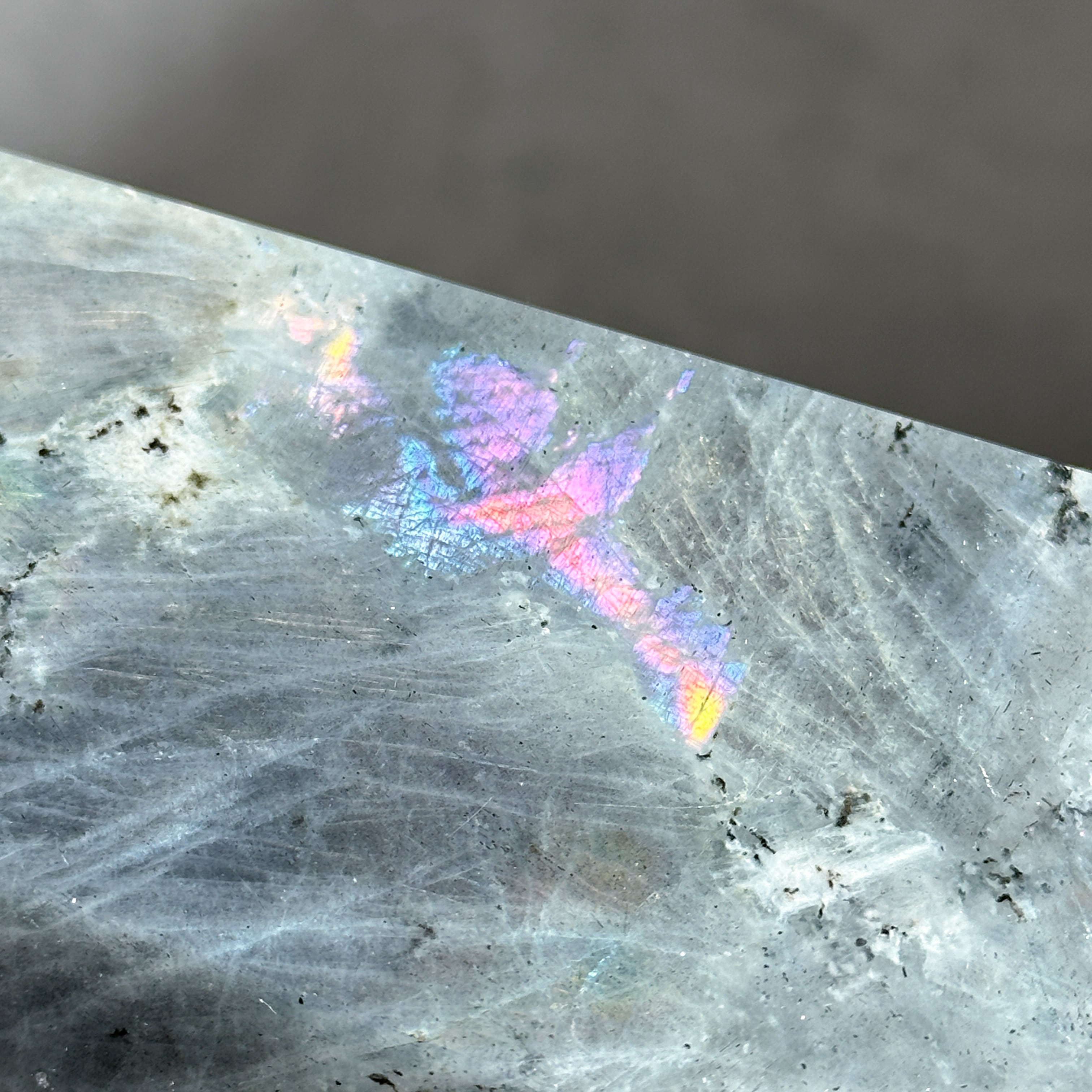 グレーのラブラドライト タワー11◇ Labradorite ◇天然石・鉱物
