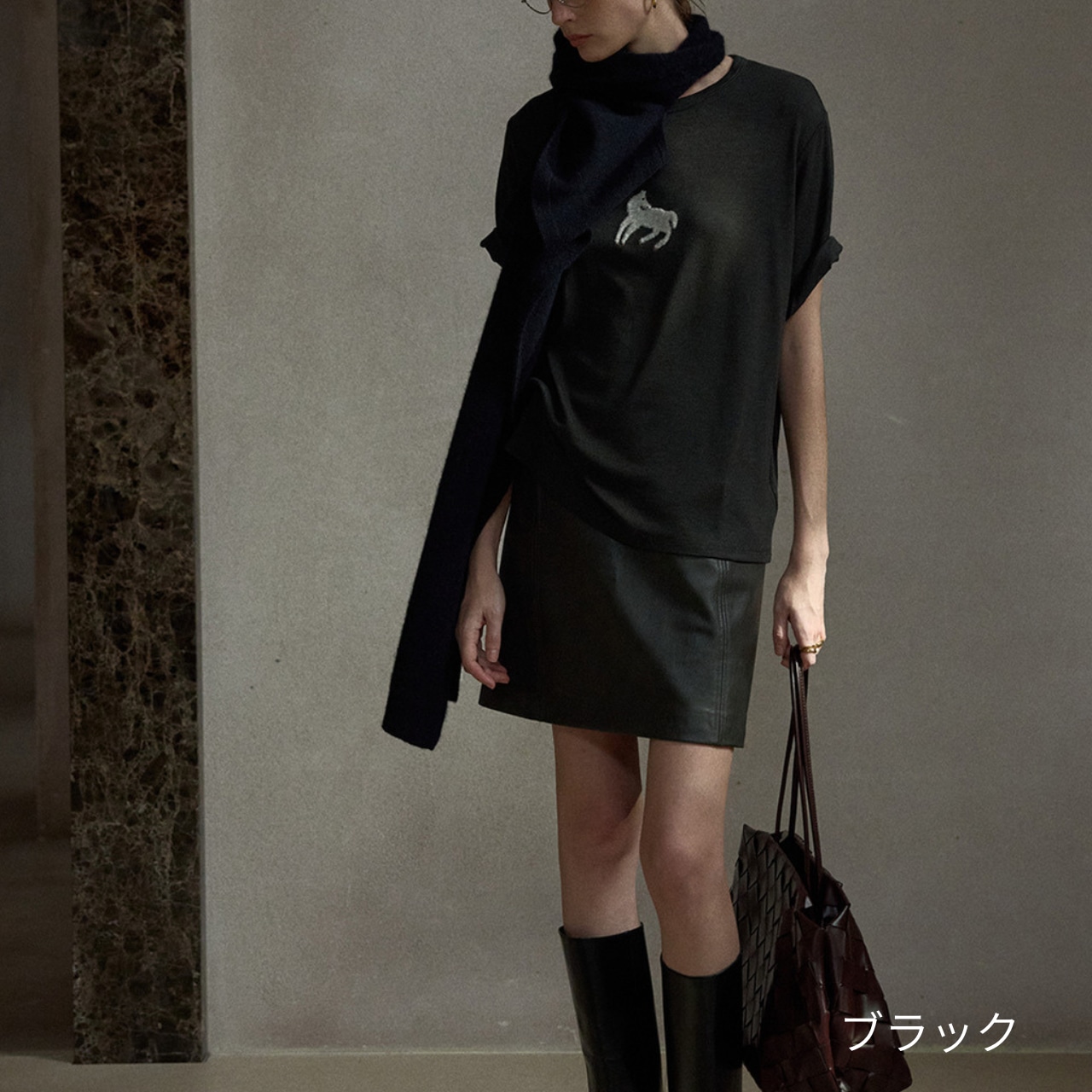 crew neck t-shirt 【4color】 T4344