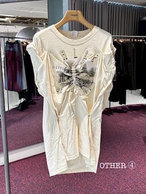 【26SS】Create Clair クリエイトクレイル / VINTAGE GATHER T-SHIRT