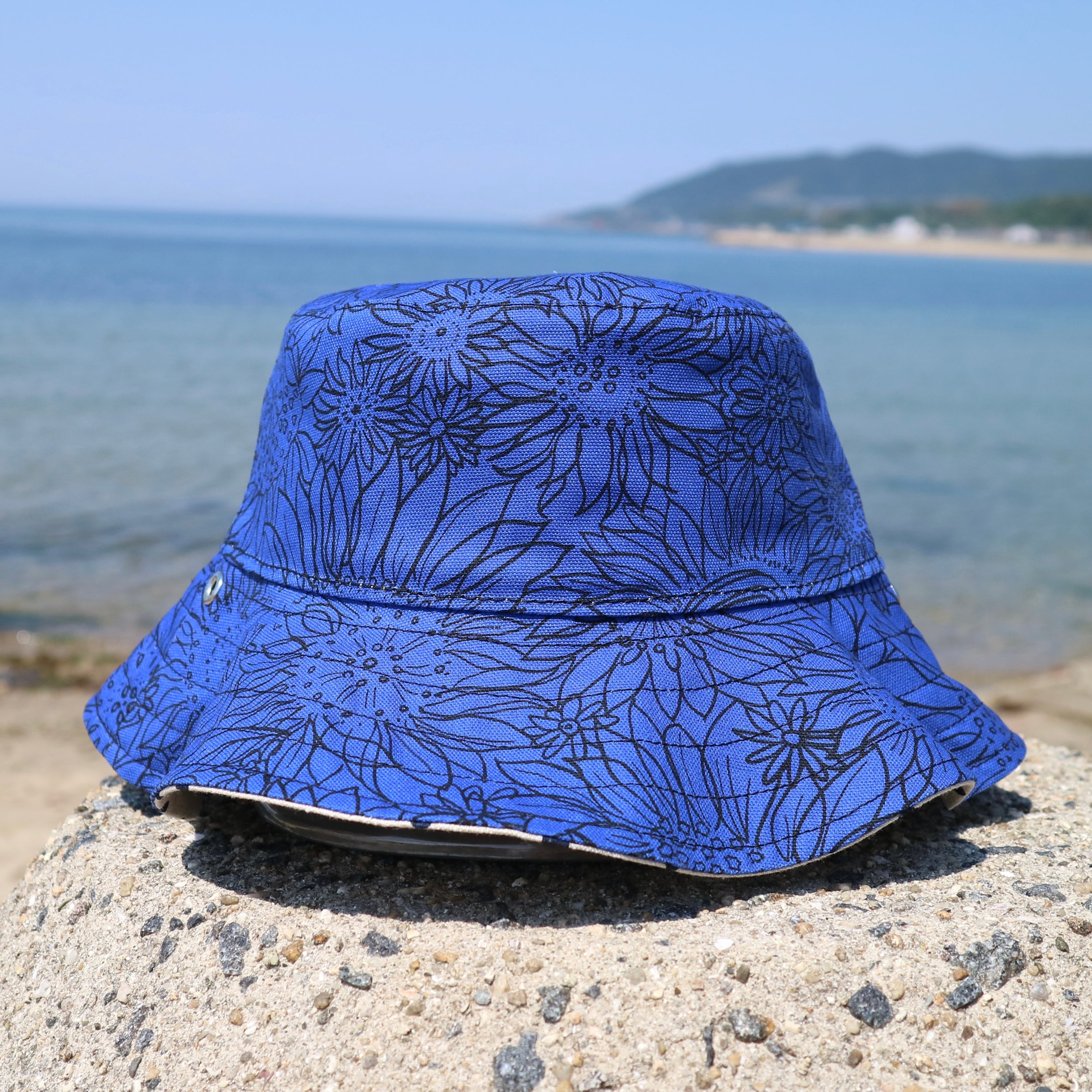 ネイビー 花柄 アウトドアハット 新品未使用タグ付】patagonia アウトドアハット Lサイズ 花柄 - メルカリ