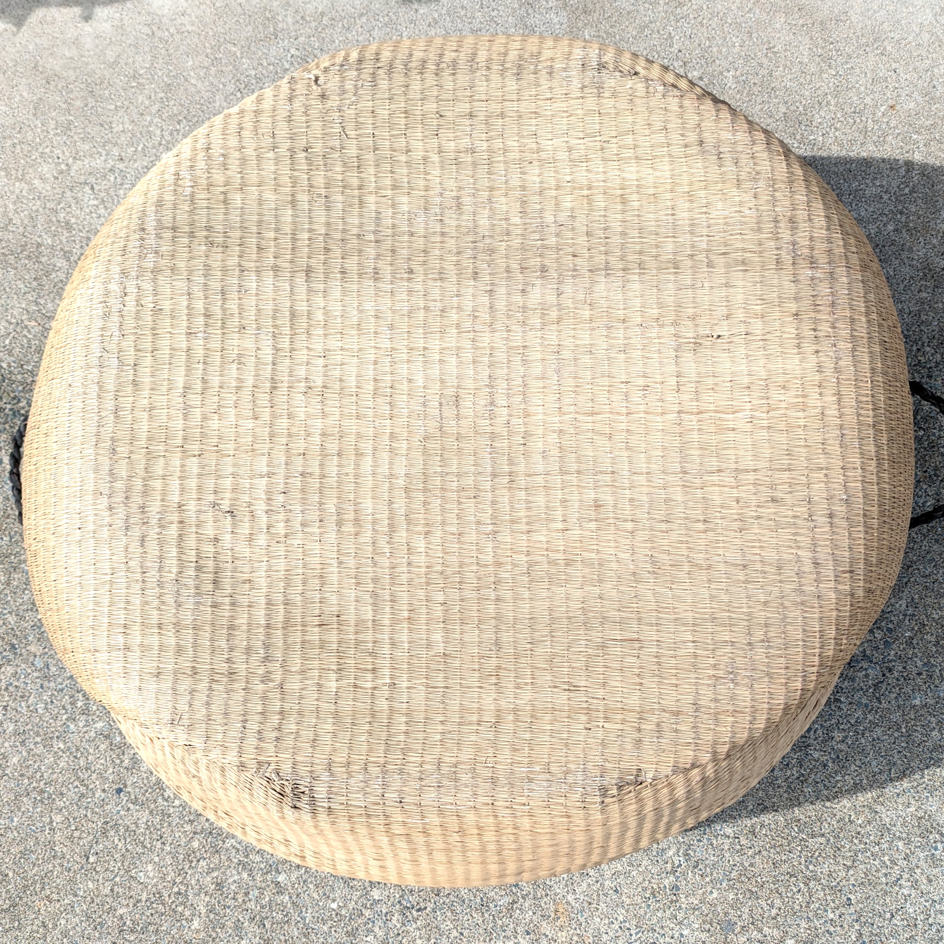 えんつこ・嬰児籠・藁籠・特大サイズ・古民具・No.230708-33・梱包