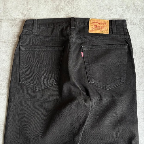 【W34 L29】00s usa levi's black 505 詳細写真14