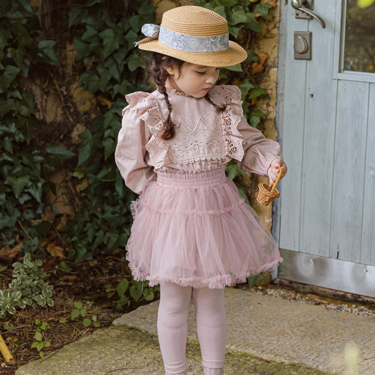 春ハイウエストメッシュスカート3色