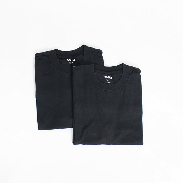awasa アワサ 2-pack crew neck t-shirts aws4-cs001 [送料無料