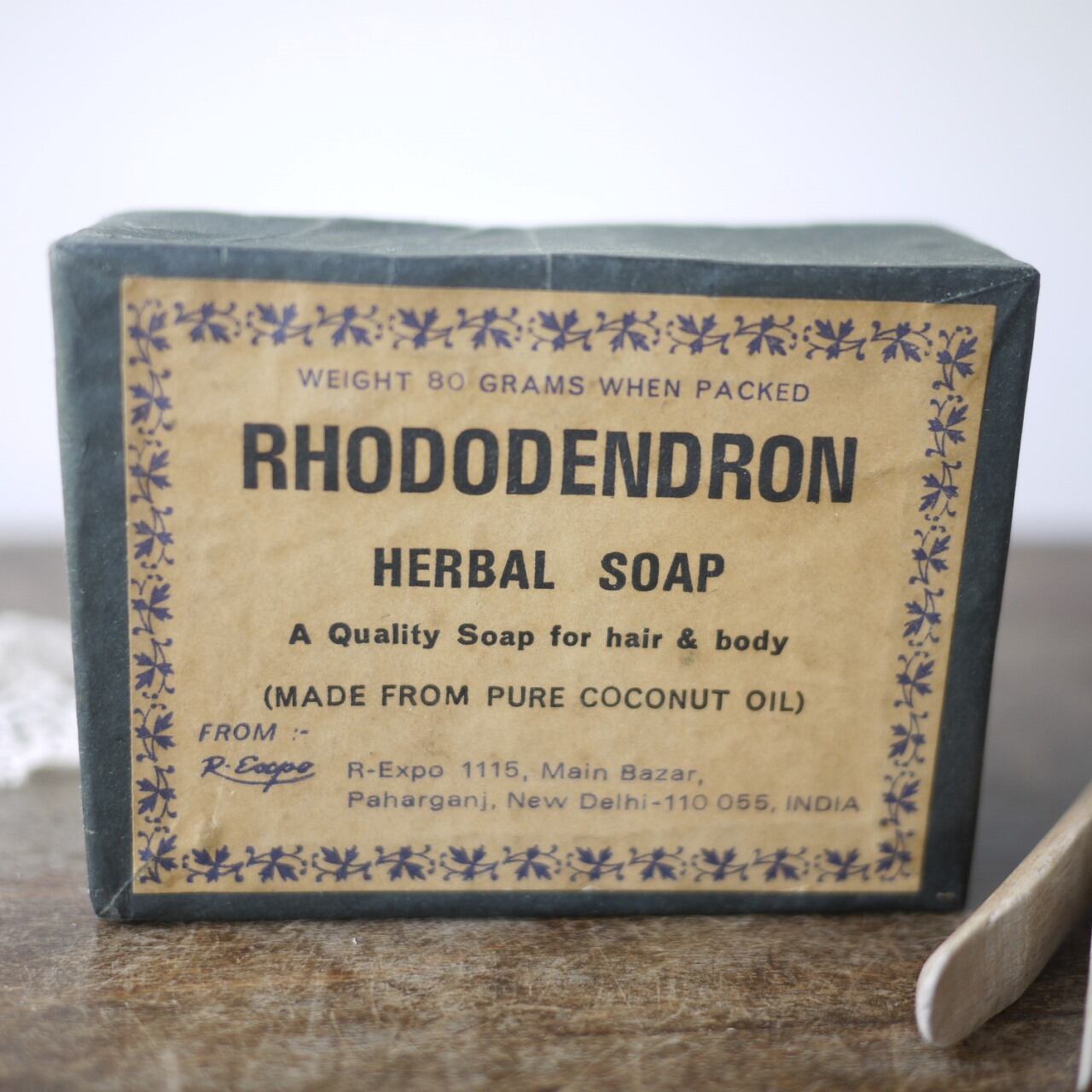 インド ハーバルソープ シャクナゲの花 紙箱