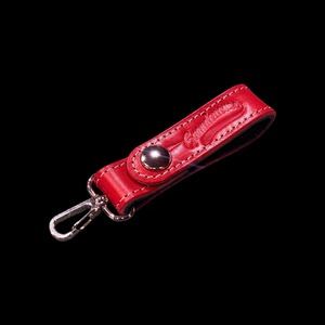 キーホルダー 栃木レザー RD/BK