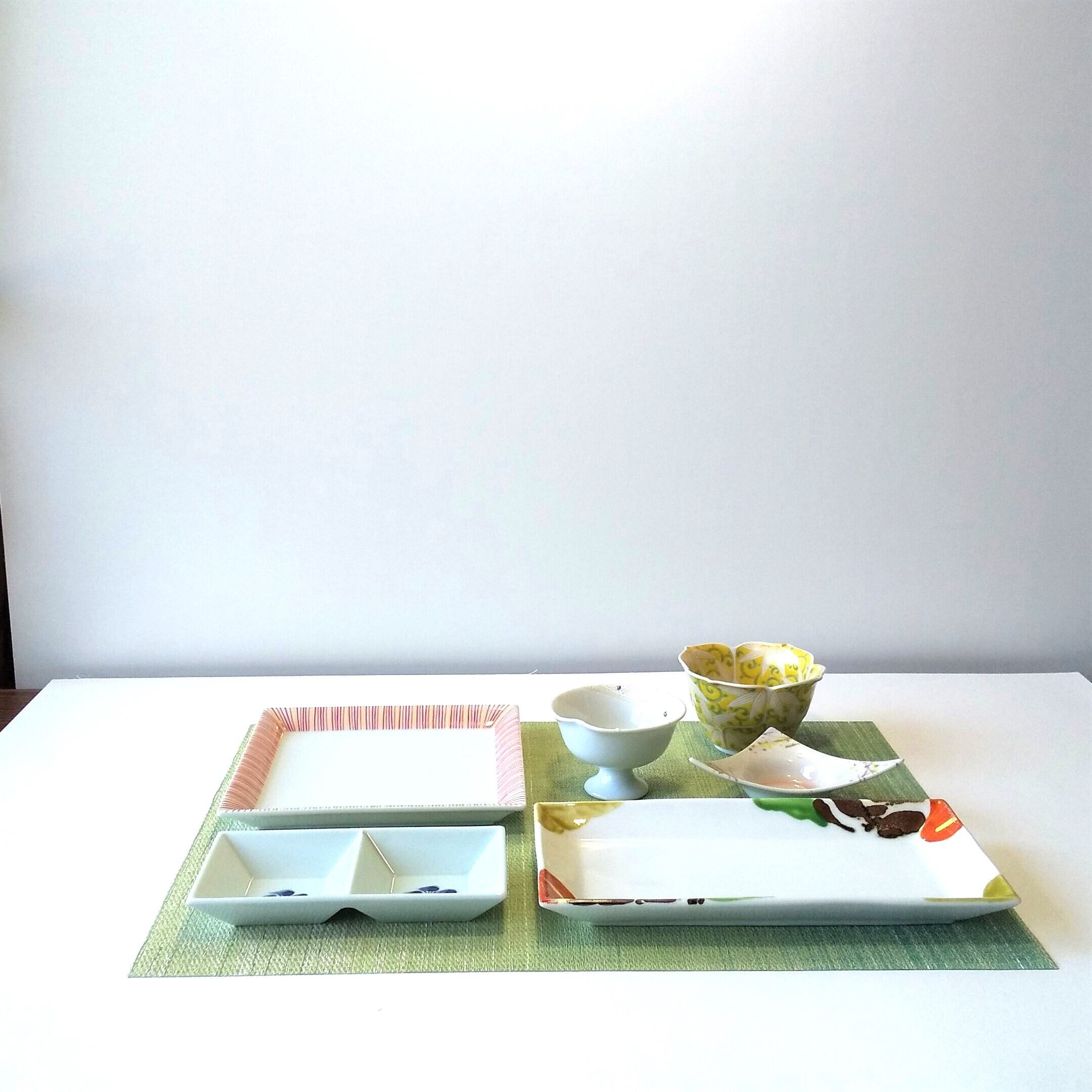 正角皿.長角皿.薬味入れ.小鉢(3点)6点セット | 富永陶磁器
