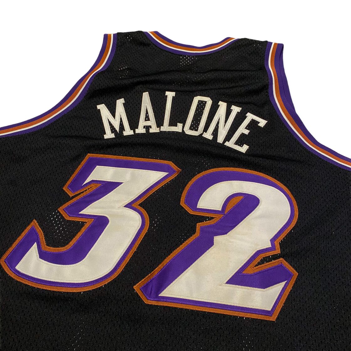 超希少 90s【全刺繍】NBA ユタ・ジャズ Utah Jazz プロプレイヤー 