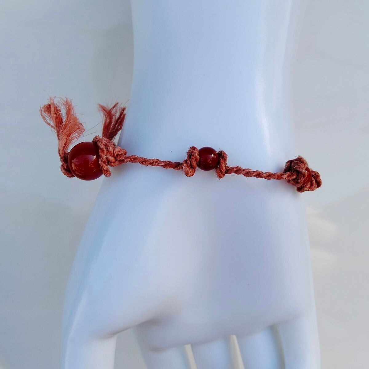 精麻龍　(小)ベンガラ染め　赤龍 精麻龍 (小)ベンガラ染め 赤龍