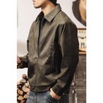 Front Zipper Rib Knit Top ◇H0817