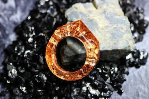 【送料無料】Wood Resin Ring/Copper ～ウッドレジンリング～
