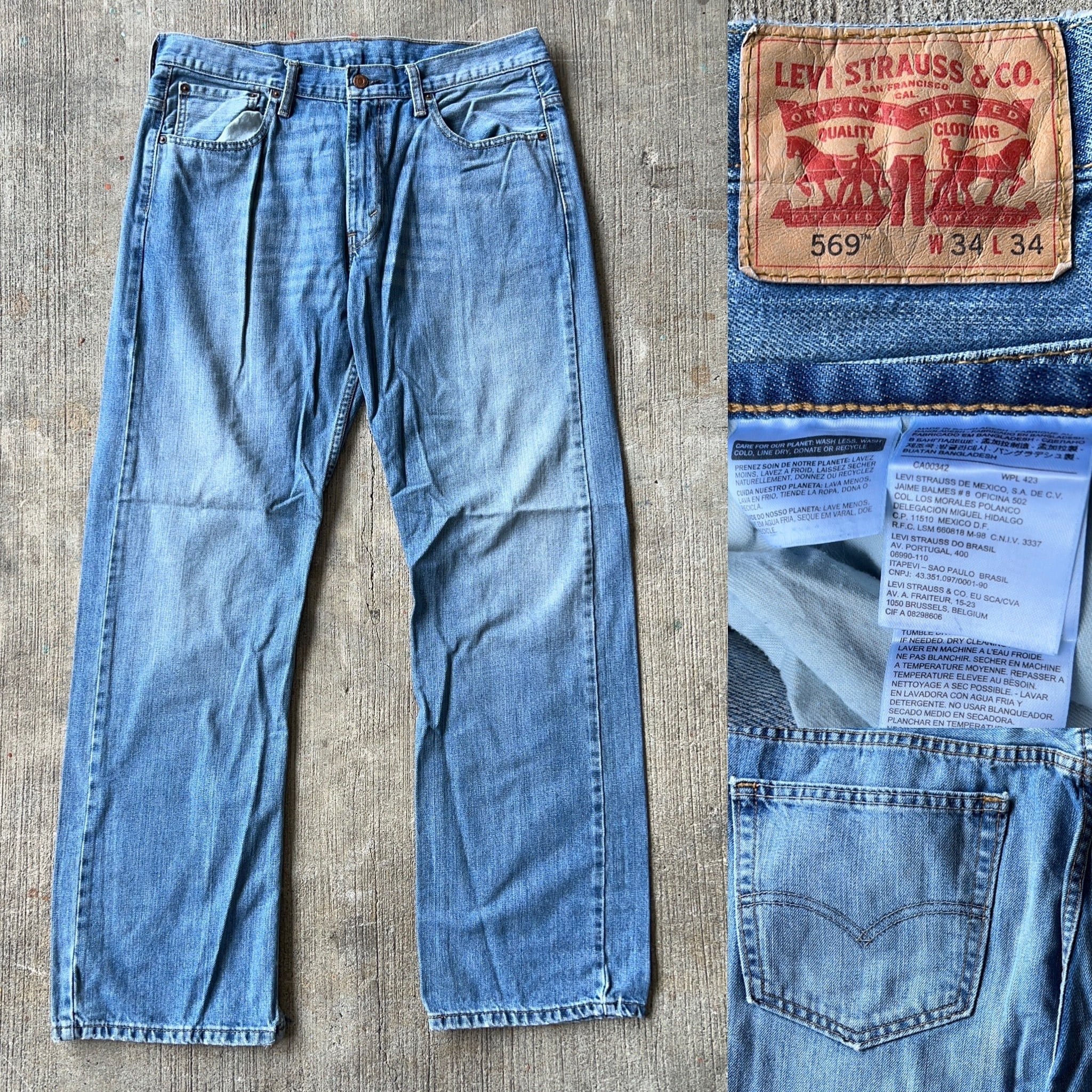 Levi's 569 Wide Straight Jeans リーバイス ストレート ワイド Levi's 569 Wide Straight Jeans リーバイス ストレート ワイド