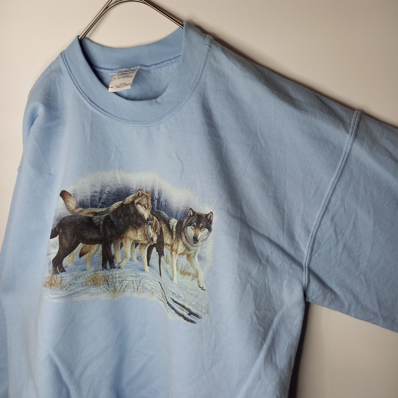 ギルダン　スウェット　アニマルプリント　トレーナー　M