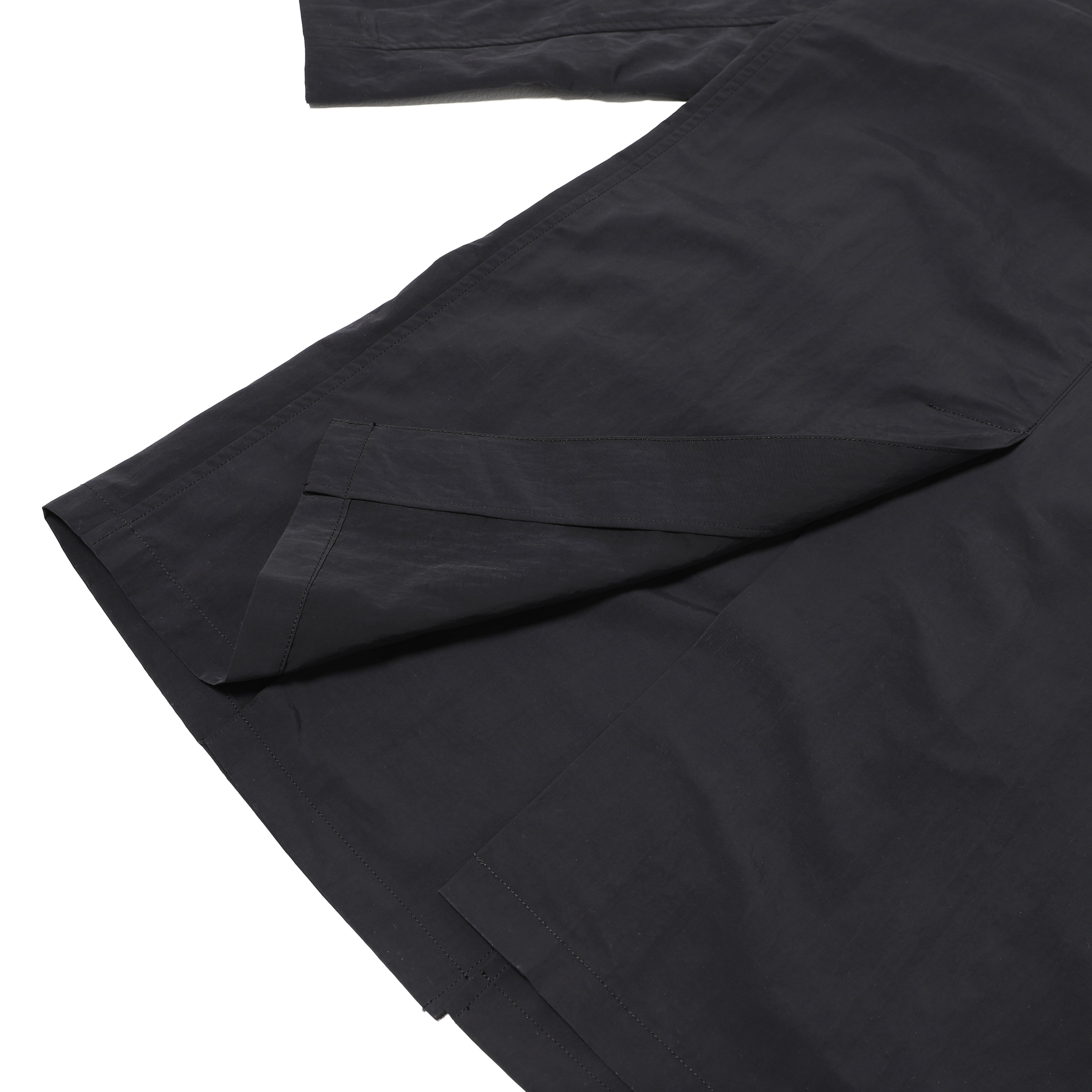 Basic Nylon Bal Collar Coat (black) | OVY