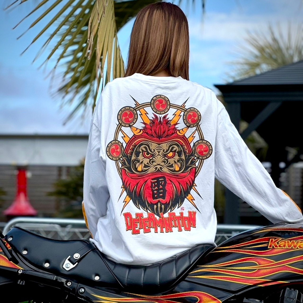 雷神  L/S T-Shirt(White)