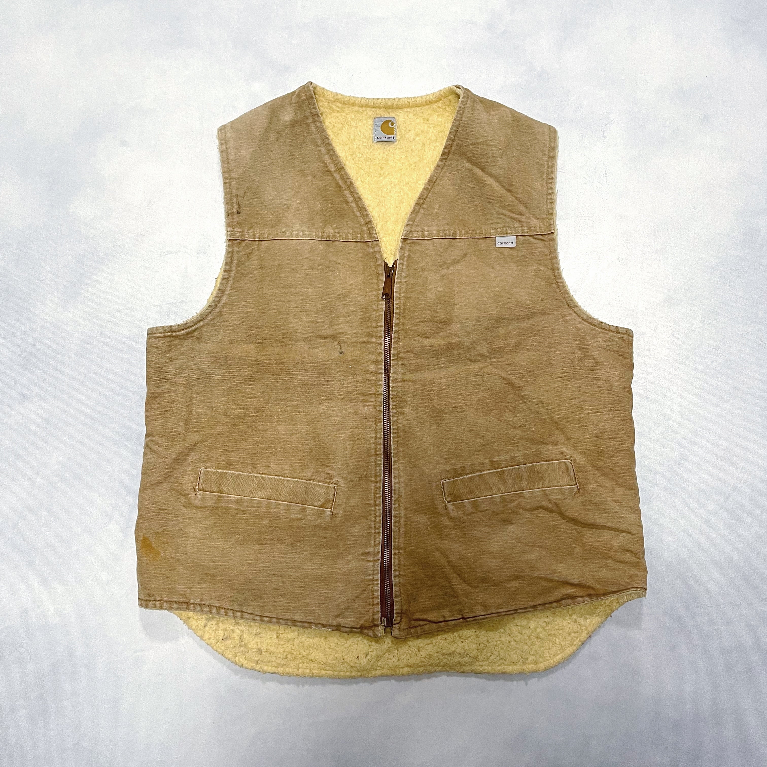 80's USA製 Carhartt カーハート ダック地ベスト | 古着屋DIGDIG