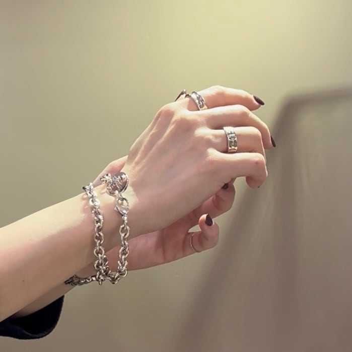 TIFFANY&CO】2115 ナローデザインシルバーリング 19号／ヴィンテージ