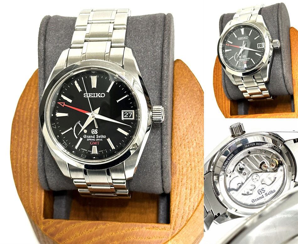 GRAND SEIKO グランドセイコー スプリングドライブ GMT SBGE011 裏スケ
