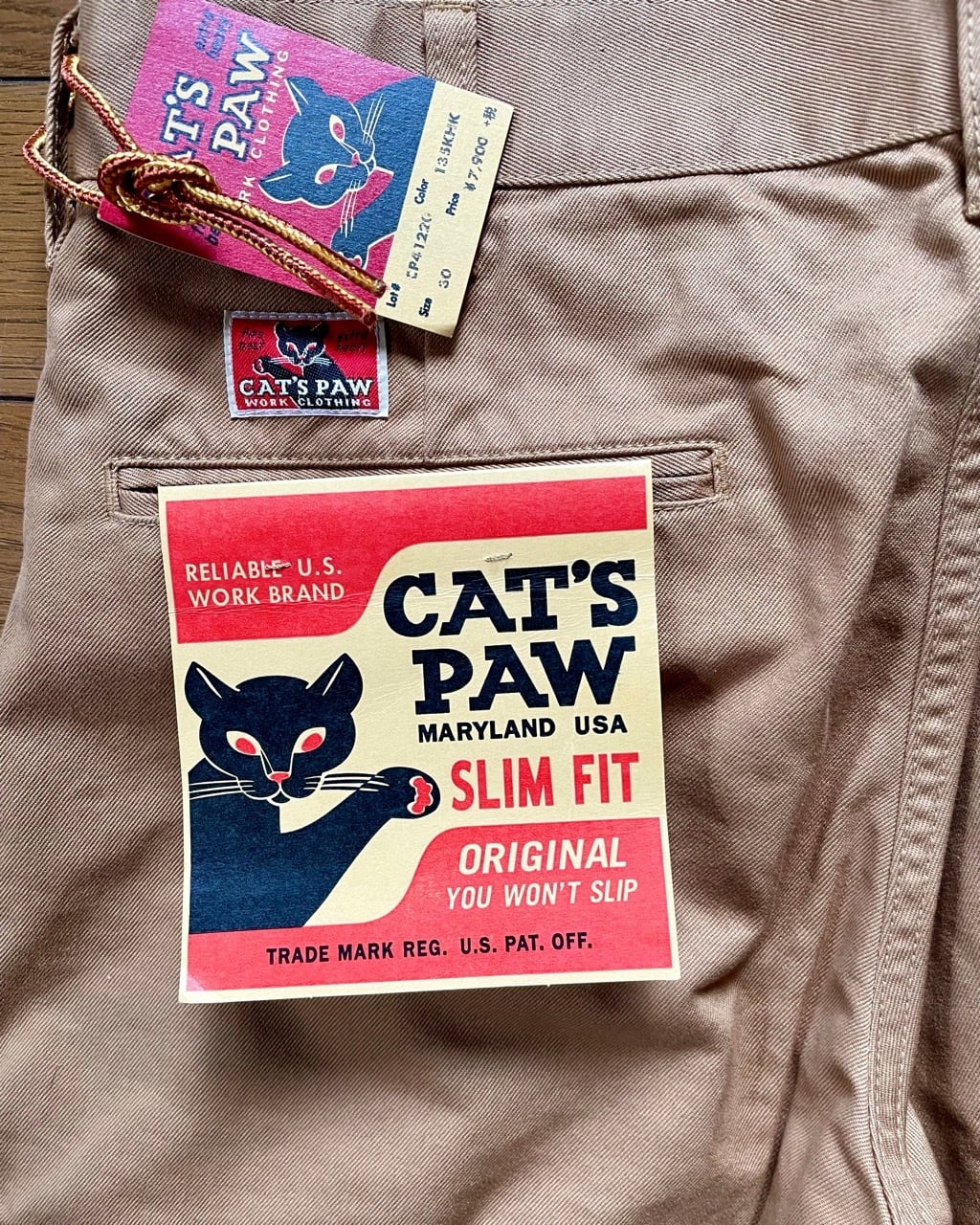 新品 キャッツポウ®️ スリムフィット ワークパンツ W30 | Room