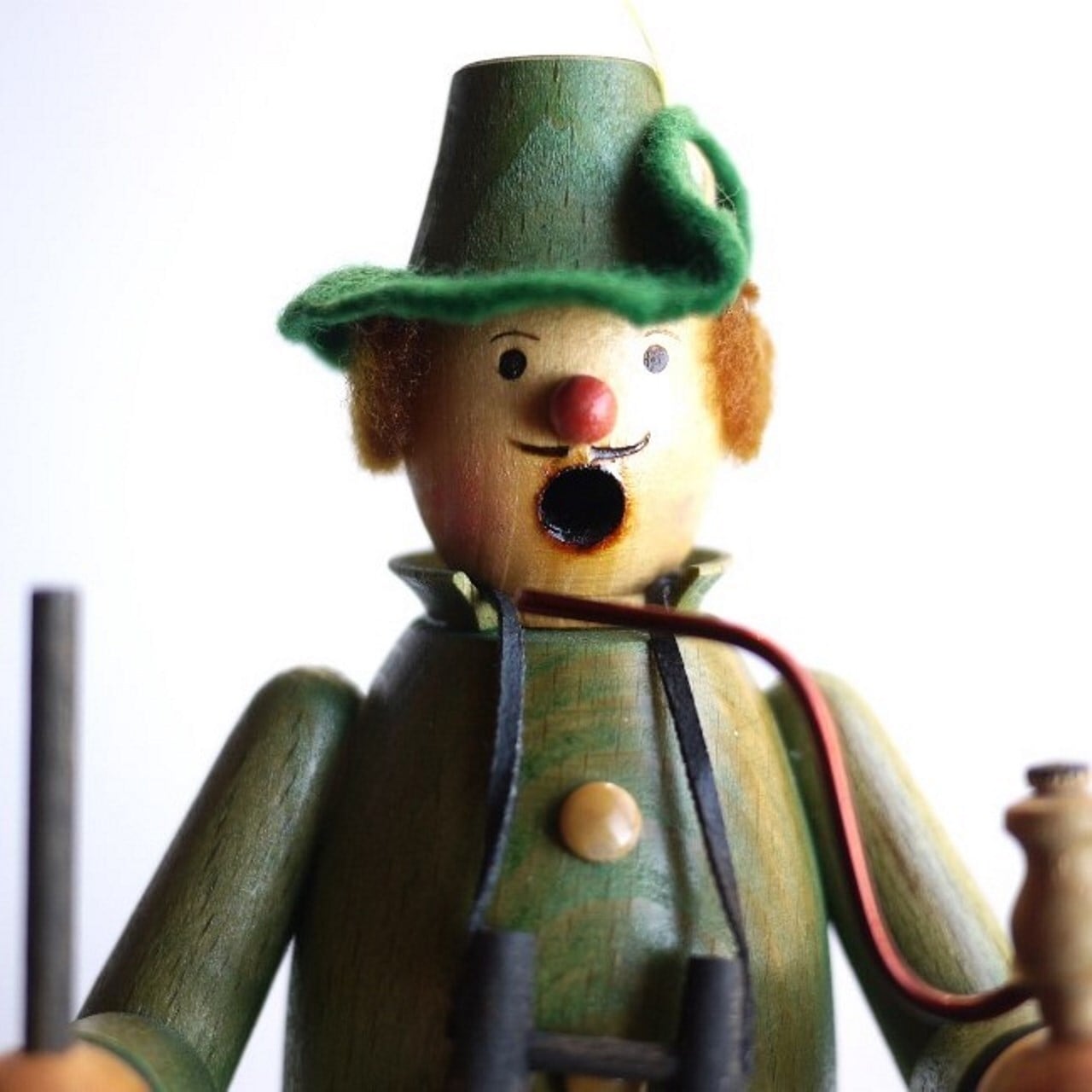 猟犬と猟師 スモーカー 煙出し人形 パイプ人形