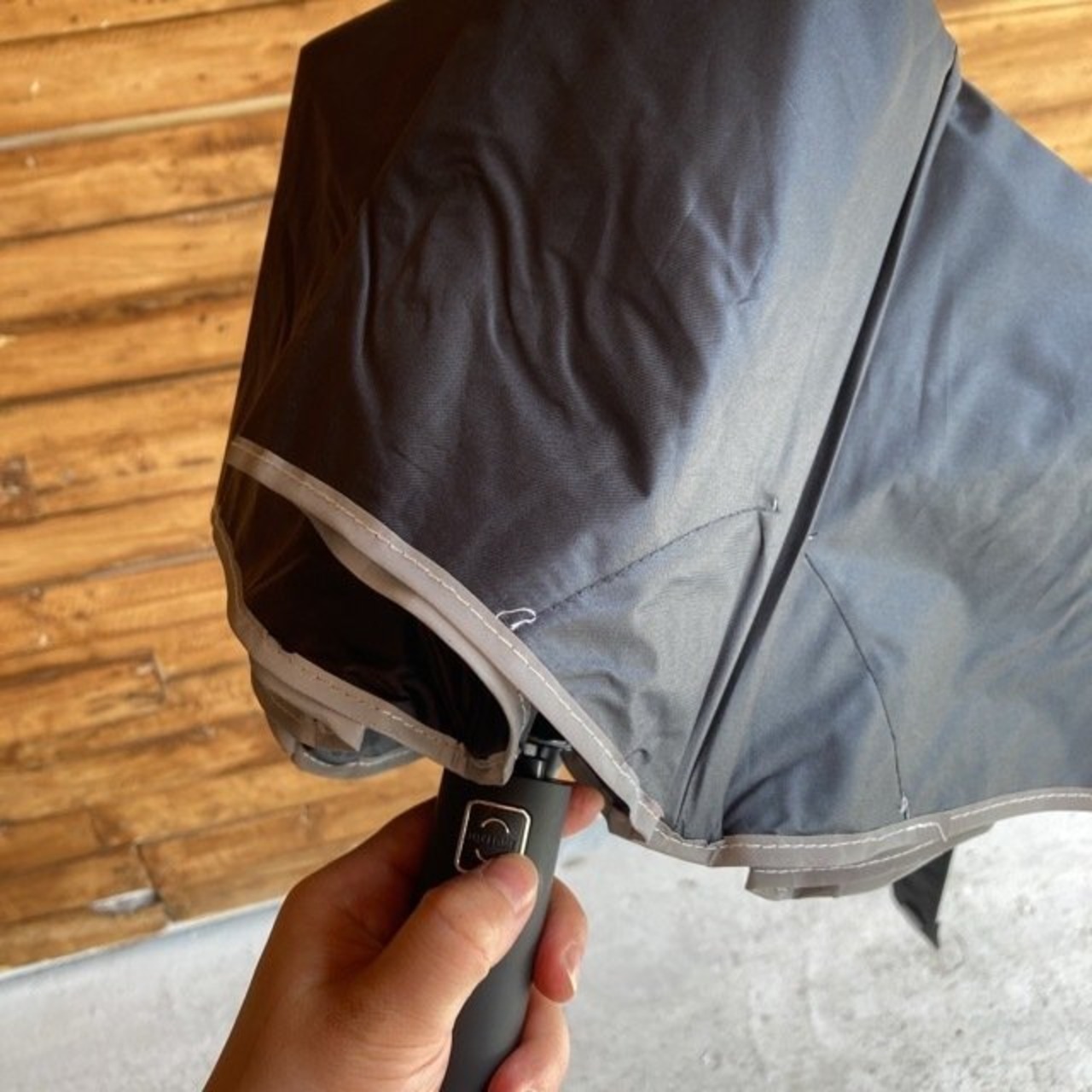 TOPANGA Accessory　ワンタッチ折りたたみ傘　ブラック
