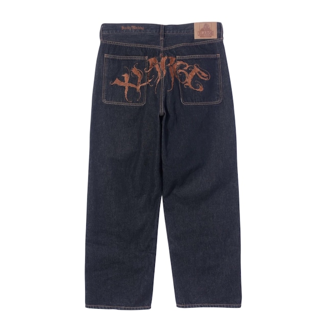 【XLARGE】RAGE LOGO DENIM PANTS【エクストララージ】