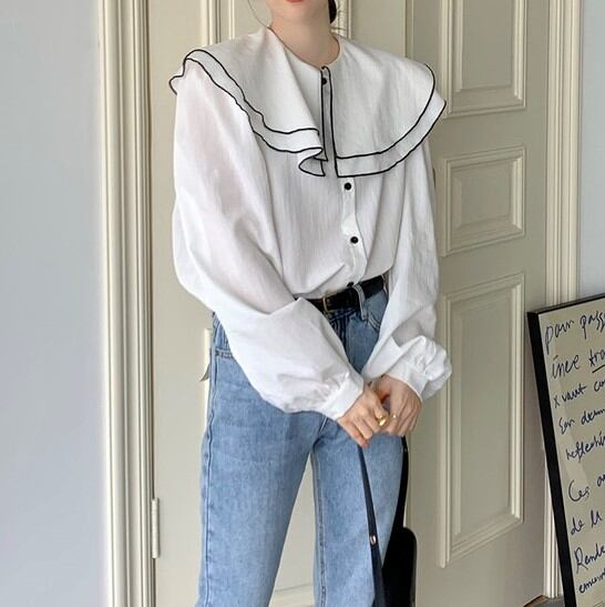 ビッグカラーシャツ 00100