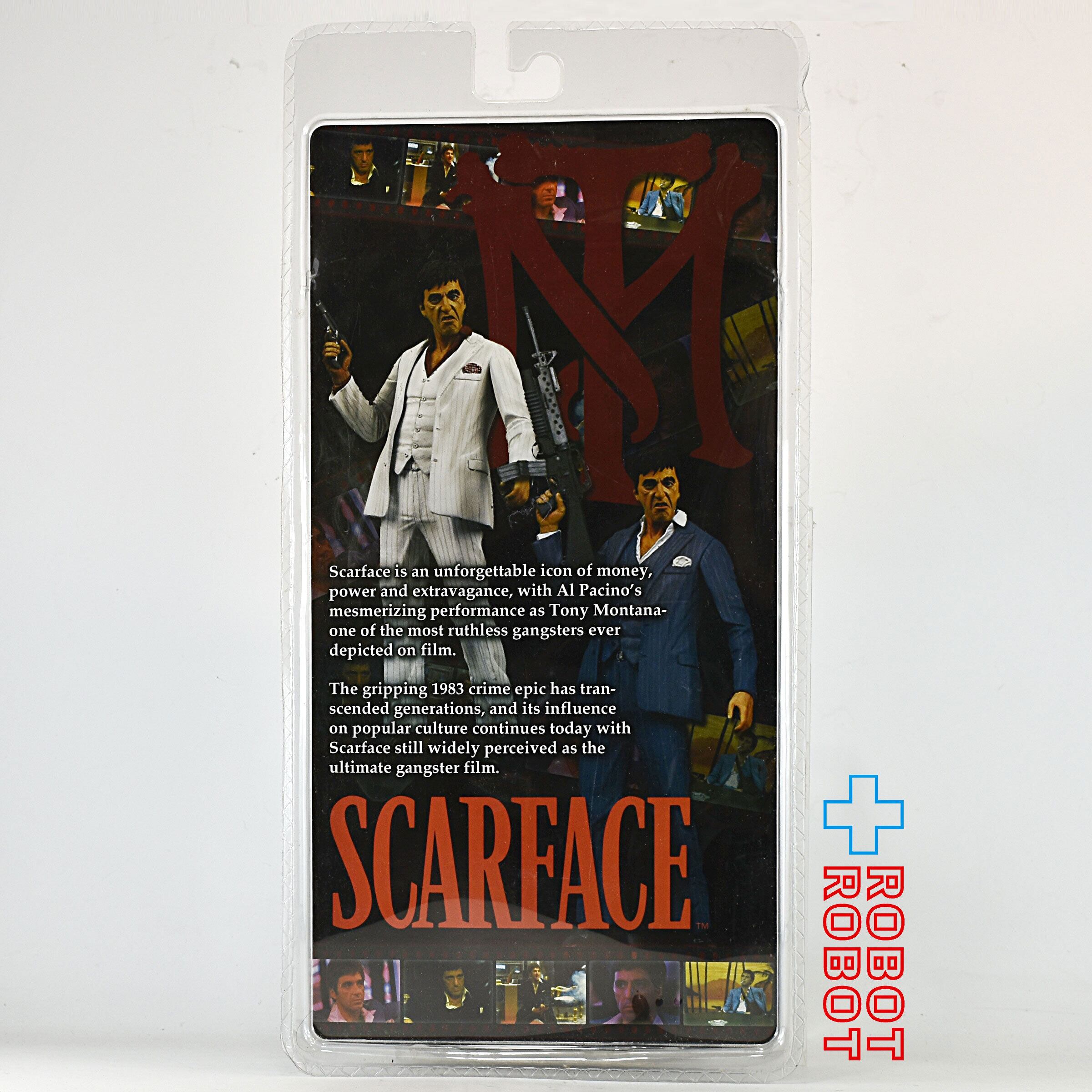 NECA Scarface スカーフェイストニーモンタナ 18インチ 青スーツ 中古